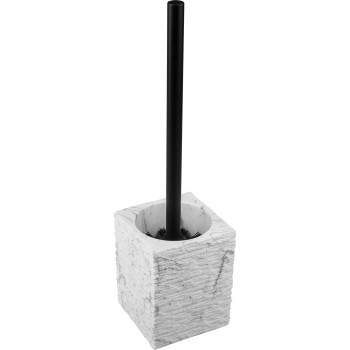 Ершик с подставкой STONEWAVE, белый, PERFECTO LINEA