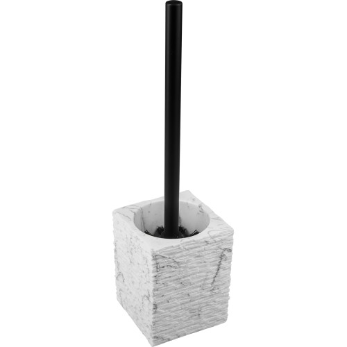 Ершик с подставкой STONEWAVE, белый, PERFECTO LINEA