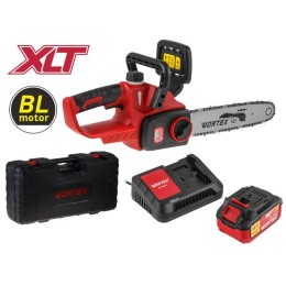 Аккум. пила цепная WORTEX CEC 3018-1 XLT SET БЕСЩЁТ., 18 В, 30 см