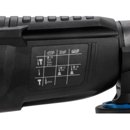 Перфоратор BULL BH 2602 Xcase 800 Вт, 3.0 Дж, 4 реж. + 2 зубила, 3 сверла, БЗП в комплекте