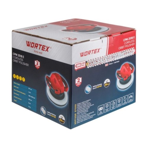 Аккум. полировальная машина WORTEX CPM 2518 E