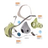 Полумаска без фильтра Jeta Safety (8500) с системой быстрого сброс р-р L