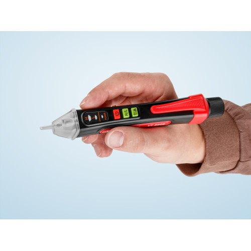 Бесконтактный индикатор напряжения WORTEX VT 2209 12-1000 В, световая и звуковая индикация