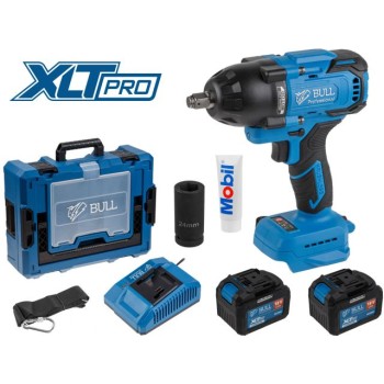 Аккум. ударный гайковерт BULL SC 1807 Xcase, XLTpro, БЕСЩЕТ., 18 В, 750 Н*м, 1/2