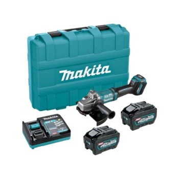 Аккум. углошлифмашина MAKITA GA038GT201 MAKPACK + АКЦИЯ АКБ/ЗУ