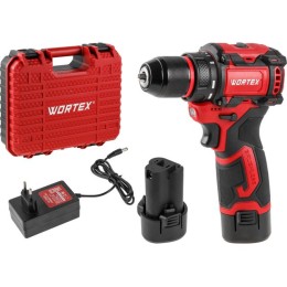 Аккум. дрель-шуруповерт WORTEX BD 1213-1 Dli 12 В, 40 Н*м, 2х2 А*ч, БЗП 10 мм