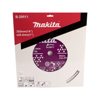 Алмазный круг 355х25.4 мм по металлу сегмент. MAKITA