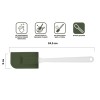 Лопатка силиконовая, 24.5 х 5 см, NATURAL GREEN, PERFECTO LINEA