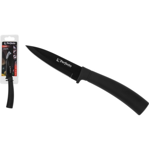 Нож кухонный для овощей 8,3 см, серия CHEF dark, PERFECTO LINEA