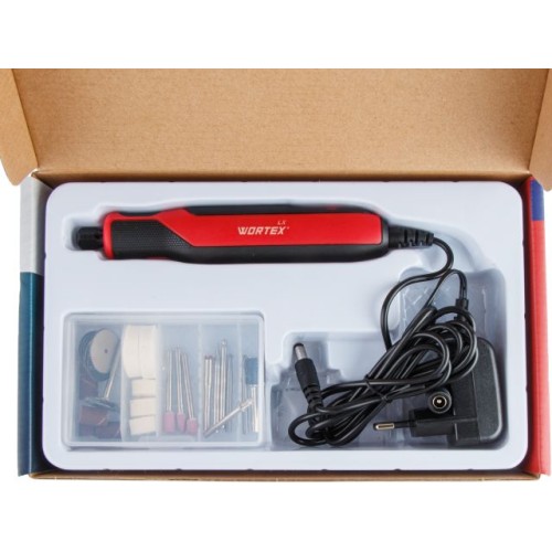 Гравер электрический WORTEX LX MG 3017 E+аксессуары, цанга 3, 2