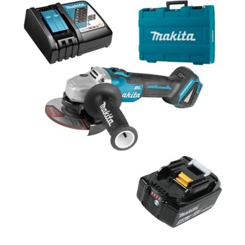 Аккум. углошлифмашина MAKITA LXT DGA 504 RT в чем.