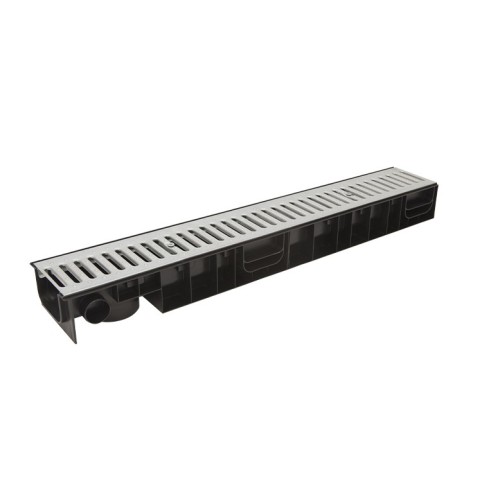 Лоток STANDART 100.95 h99  с решеткой стальной, Ecoteck, РБ
