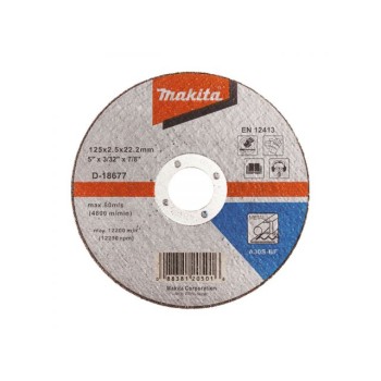 Круг отрезной 125х2.5x22.2 мм для стали  плоский A30S MAKITA