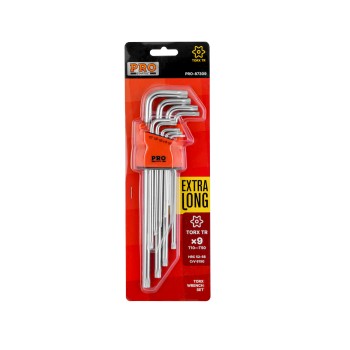 Набор ключей Torx T10-T50 9шт экстрадлинных PRO STARTUL (PRO-87309)