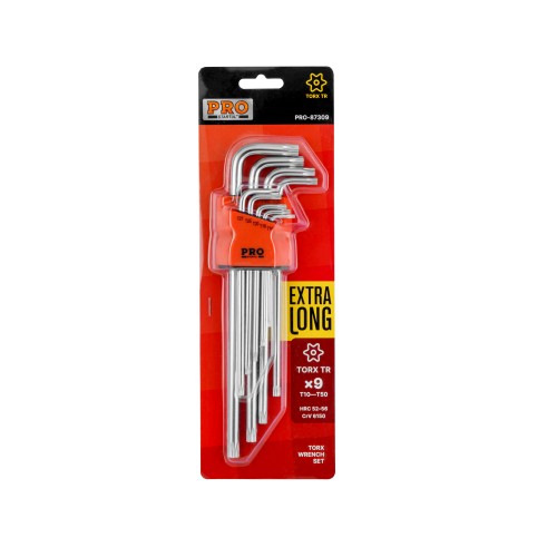 Набор ключей Torx T10-T50 9шт экстрадлинных PRO STARTUL (PRO-87309)