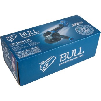 Аккум. углошлифмашина BULL CSG 1812-1 SR XLTpro SOLO БЕСЩЕТ, 125 мм, рег. об., 10 000 об/мин