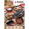 Форма для выпечки, прямоугольная, 24х14 см, антипригарное покрытие, CHEF,  PERFECTO LINEA