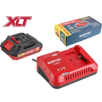Набор аккумулятор 2 А*ч и зарядное устройство 1х2 А WORTEX ALL1 XLT SET