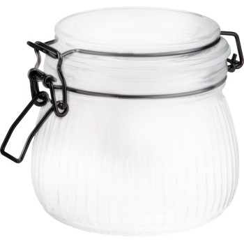 Банка для сыпучих продуктов стеклянная GRACE (Грейс) 500 мл, PERFECTO LINEA