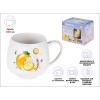 Кружка керамическая, 350 мл, Sweet fruits, лимон, PERFECTO LINEA