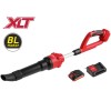Аккум. воздуходувка WORTEX BB 2018-1 D ALL1 XLT SET 18В, БЕСЩЁТ., 162-450 м.куб/ч, 72-190 км/ч