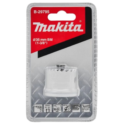 Коронка BiM 35x20 мм, для листового металла Makita