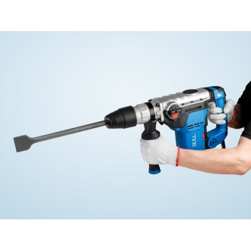 Перфоратор BULL BH 4002 1250 Вт, 40 мм, 3 реж. + 1 зуб., 1 сверло, SDS-max, рег. об