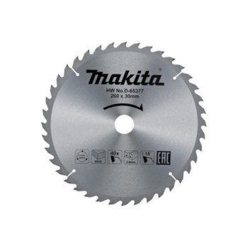 Диск пильный для дерева, 260x30x2.6/1.8x40T MAKITA