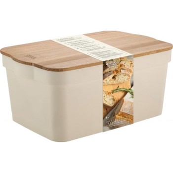 Хлебница с деревянной крышкой, 7,5 л., Rosemary, 325х214х145 мм., SUGAR&SPICE