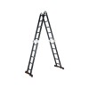 Лестница алюм. многофункц.4х5 ступ.(стрем.-283см,лестн.-580см) 15,5кг BLACK LINE STARTUL (ST9930-05)
