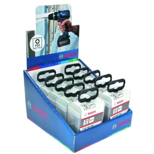 Набор бит Extra Hard 25 мм, PZ2, 25 шт. TicTac Bosch