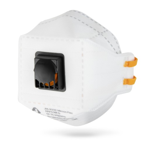 Респиратор JETA SAFETY JM-9332 складн. с клап. FFP3 (до 50 ПДК) (индивид. уп.)