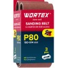 Шлифлента 100x914 мм P80 бесконечная 3 шт. для станка WORTEX GM 1528