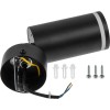 Светильник накладной поворотный/черный GU10 12 Вт LEIDEN ELECTRIC