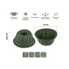Форма для выпечки, силиконовая, кекс, 24 х 10.5 см, NATURAL GREEN, PERFECTO LINEA