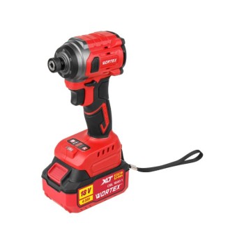 Аккум. ударный гайковерт/винтоверт WORTEX CWR 0218 XLT 1x4 А*ч, БЕСЩЕТ., 18 В, 220 Н*м