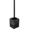 Ершик с подставкой ELEMENT MARBLE, черный, PERFECTO LINEA