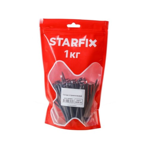 Гвозди строительные 3.0х70 мм ГОСТ 4028-63 (1 кг в дой-паке) STARFIX