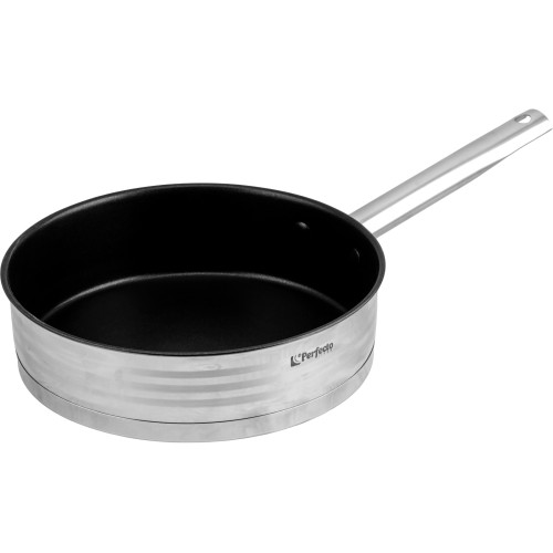 Сотейник с крышкой, 24х6,5 см, антипригарное покр., серия MILAGROS (Милагрос), PERFECTO LINEA