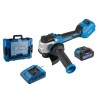 Аккум. углошлифмашина BULL CSG 1812-1 SR 1x4 Ач, 125 мм, рег. об
