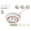 Сковорода ф 26х5.8 см, алюм., антиприг. покр., серия Cook&Fun, бежевая, PERFECTO LINEA