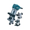 Фрезер кромочный MAKITA RT 0702 CX2 + аксессуары в сумке