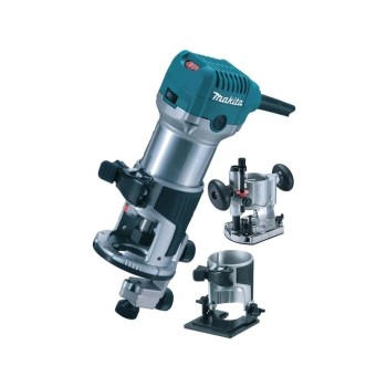 Фрезер кромочный MAKITA RT 0702 CX2 + аксессуары в сумке
