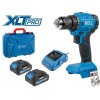 Аккум. дрель-шуруповерт BULL SR 1803, 2x2 А*ч, 45 Н*м, БЗП 10 мм