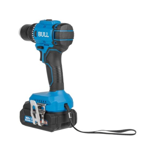 Аккум. дрель-шуруповерт BULL SR 1803, 2x2 А*ч, 45 Н*м, БЗП 10 мм
