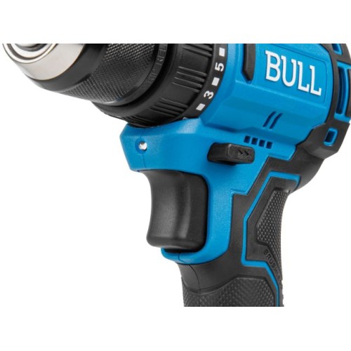 Аккум. дрель-шуруповерт BULL SR 1803, 2x2 А*ч, 45 Н*м, БЗП 10 мм