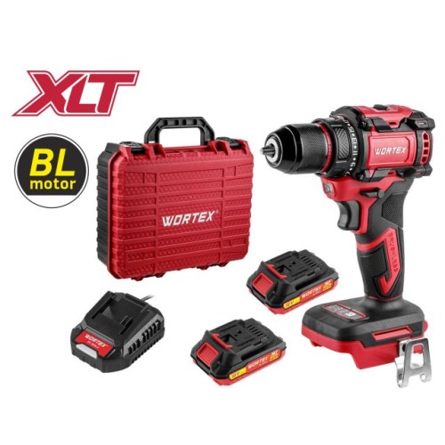 Аккум. дрель-шуруповерт WORTEX BD 2025 DLi, 50 Н*м, 2х1, 5 А*ч, БЗП 10 м