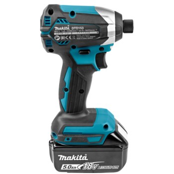 Аккум. шуруповерт MAKITA LXT DTD 153 RT в кейсе