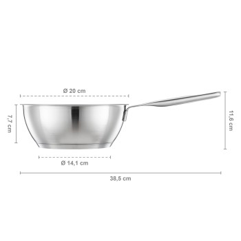 Сотейник 2л/20cм  All Steel Fiskars