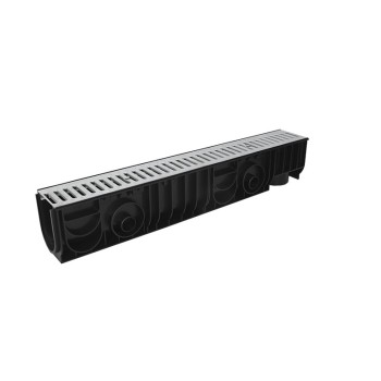 Лоток STANDART 100.175 h179  с решеткой стальной, Ecoteck, РБ